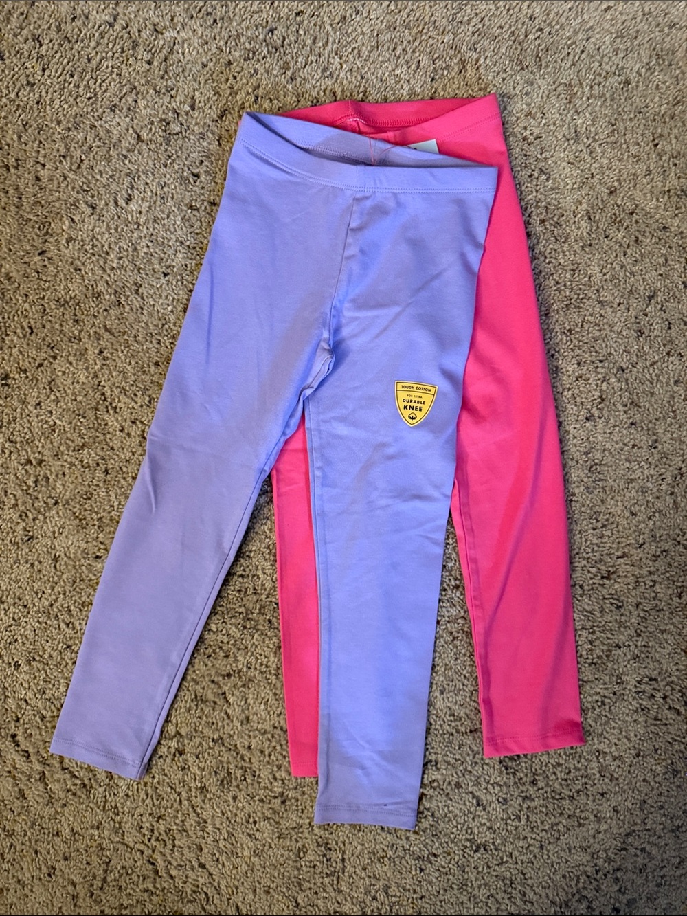 Cat & Jack Purple and Pink Kids' Leggings - 2 Pack
